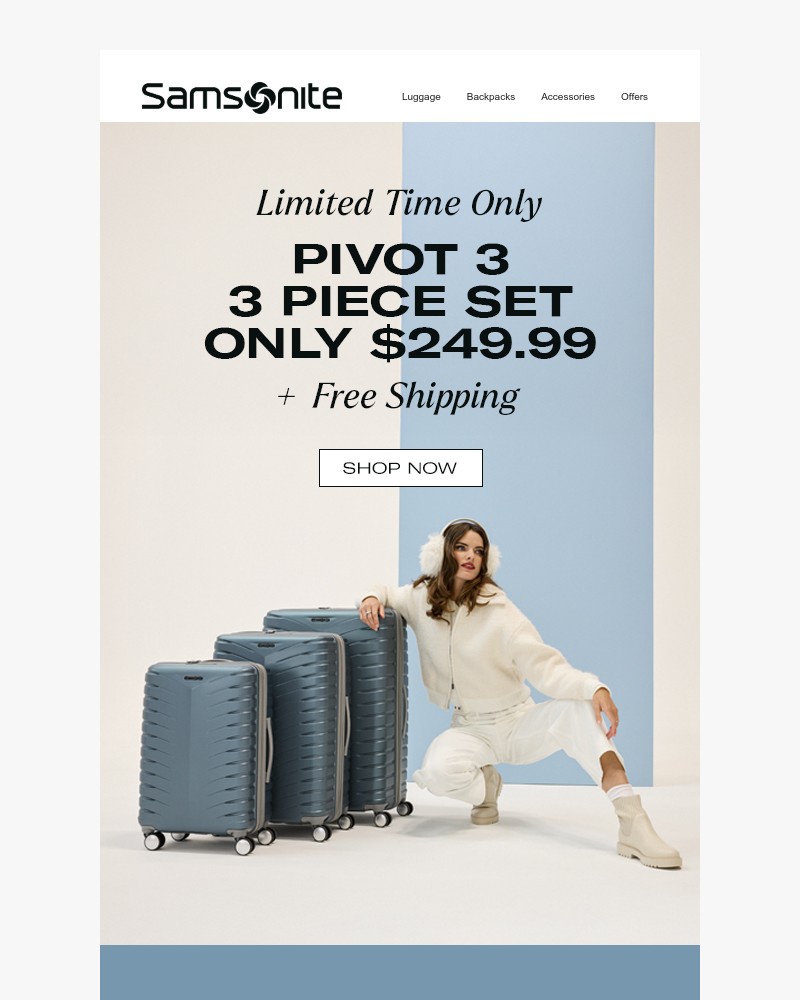 Screenshot of email with subject /media/emails/exclusive-savings-3-piece-luggage-set-only-24999-38b629-cropped-93f39633.jpg