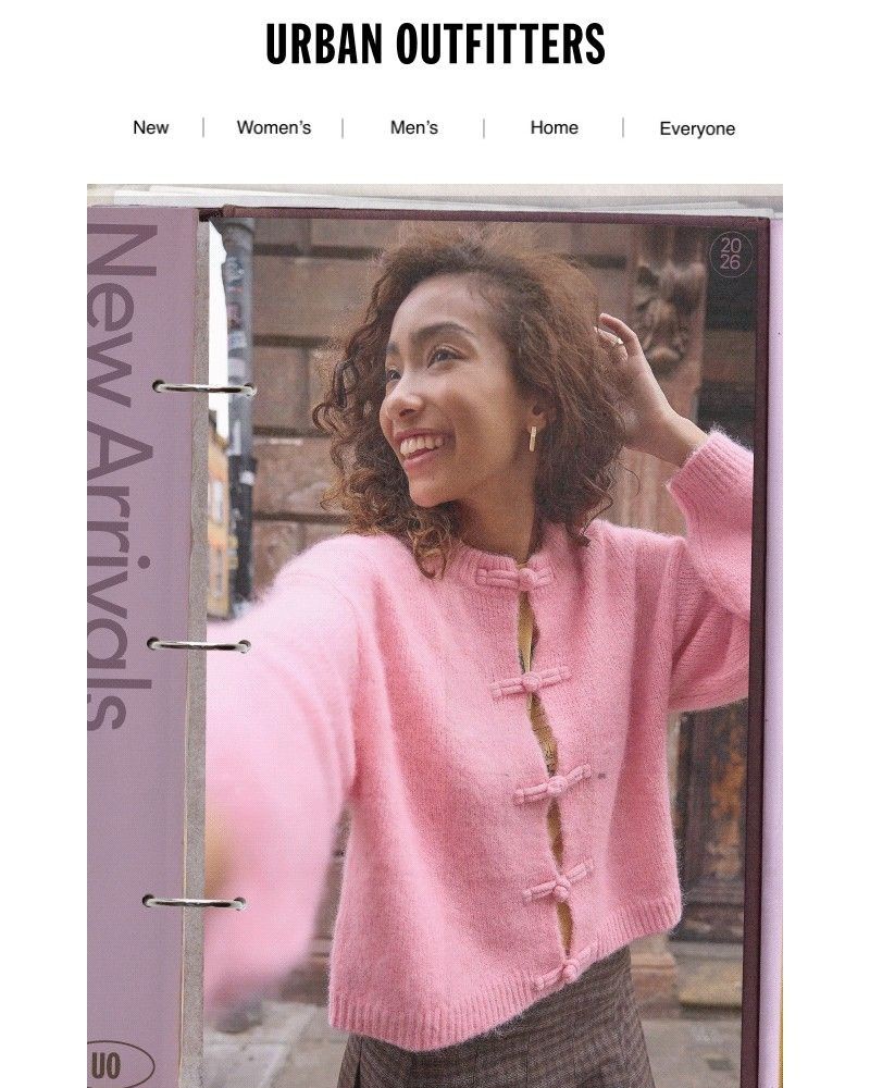 Screenshot of email sent to a Urban Outfitters Newsletter subscriber
