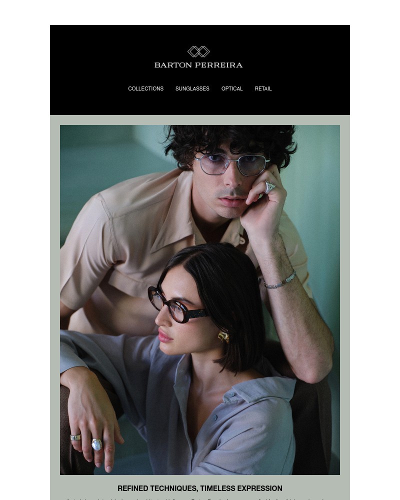 Screenshot of email sent to a Barton Perreira Newsletter subscriber