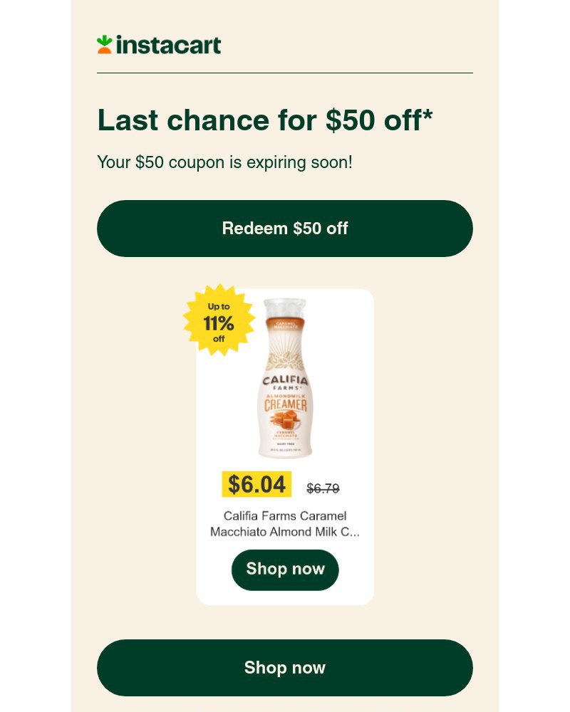 Screenshot of email with subject /media/emails/expiring-soon-claim-your-50-coupon-940aaa-cropped-e0ba39b0.jpg
