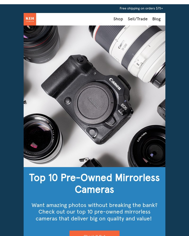 Screenshot of email with subject /media/emails/explore-our-keh-certifiedtm-mirrorless-picks-2fa284-cropped-ce799c19.jpg