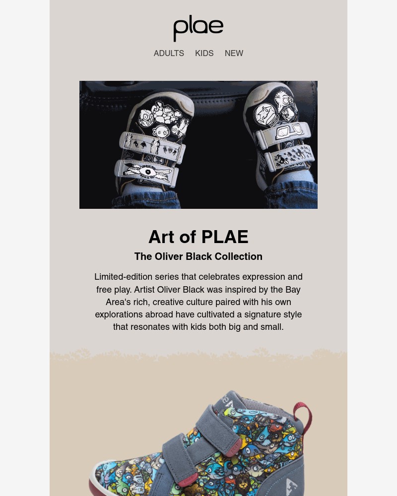 Screenshot of email sent to a Plae Newsletter subscriber