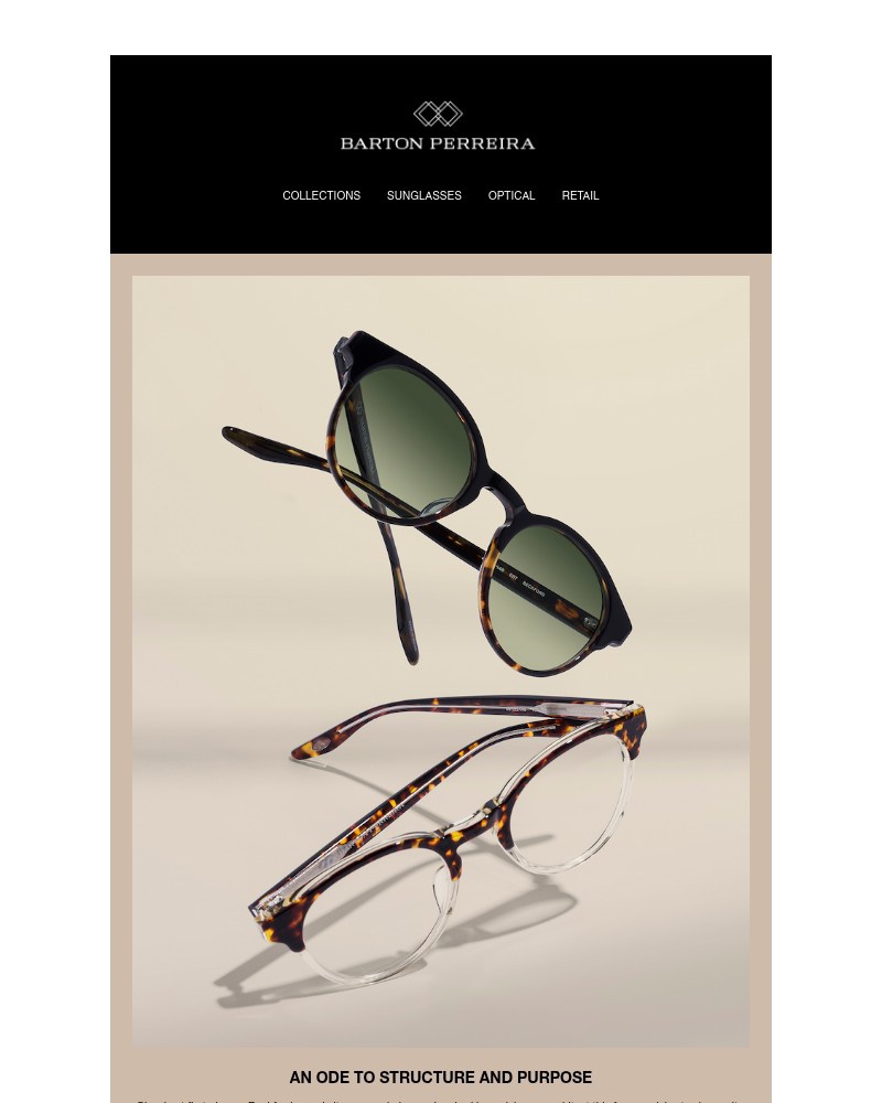 Screenshot of email sent to a Barton Perreira Newsletter subscriber