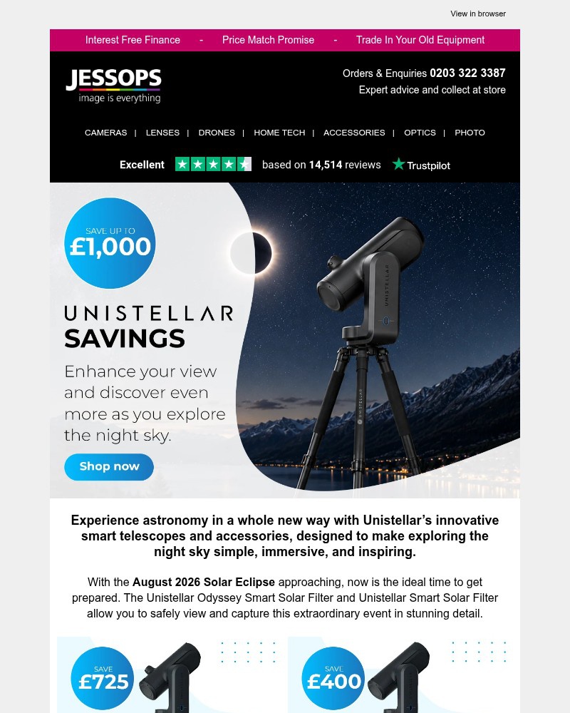 Screenshot of email with subject /media/emails/explore-the-universe-and-save-up-to-1000-with-unistellar-40c34b-cropped-154697a0.jpg