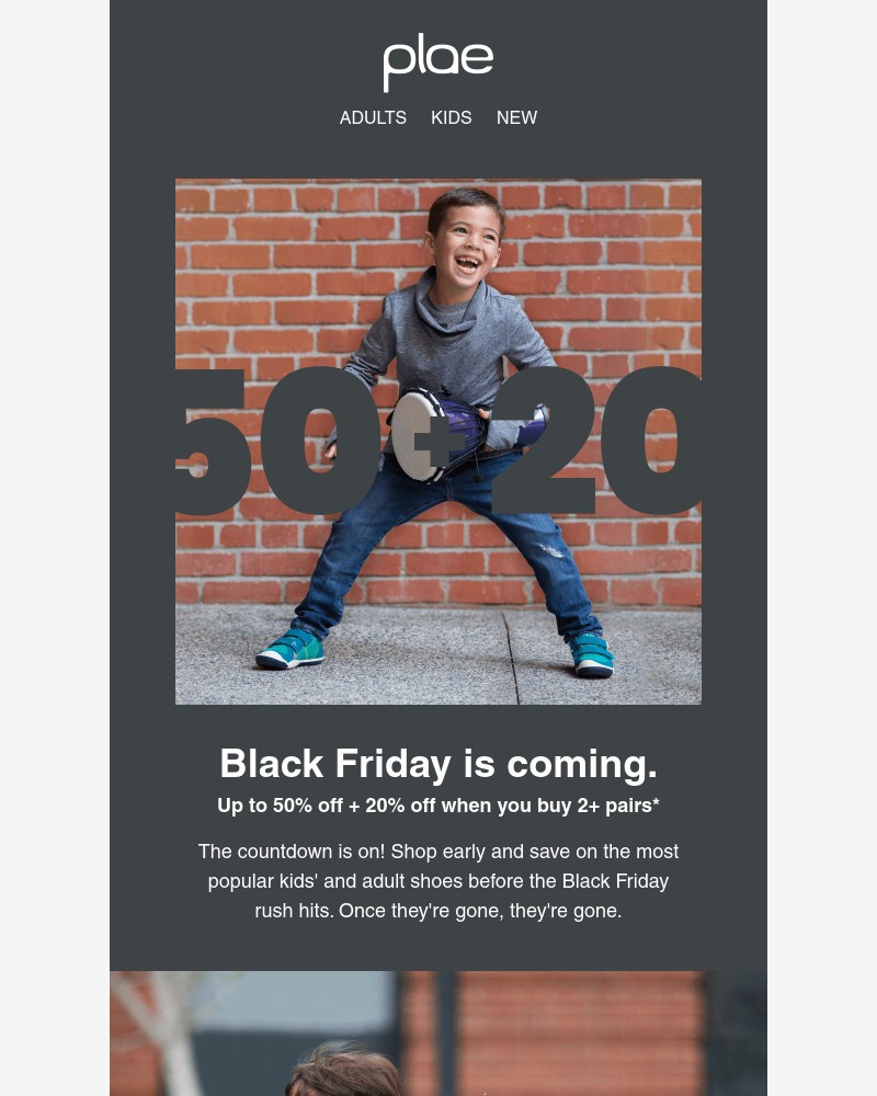 Screenshot of email sent to a Plae Newsletter subscriber