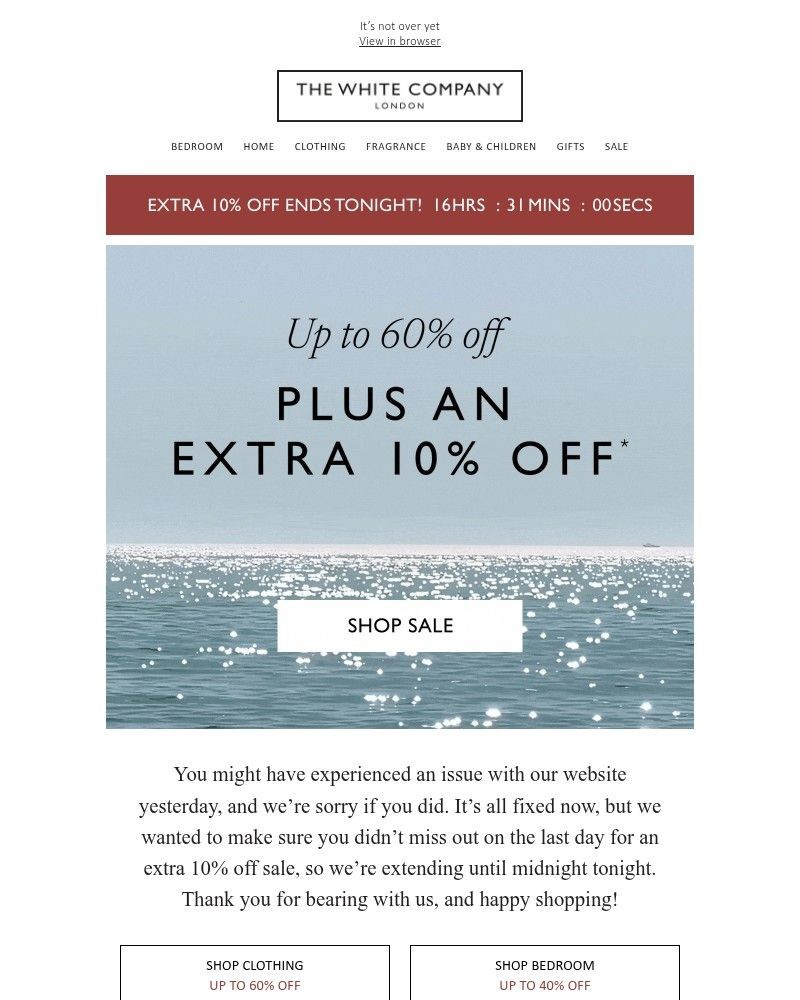 Screenshot of email with subject /media/emails/extended-extra-10-off-sale-today-only-35eb23-cropped-c669e5f7.jpg