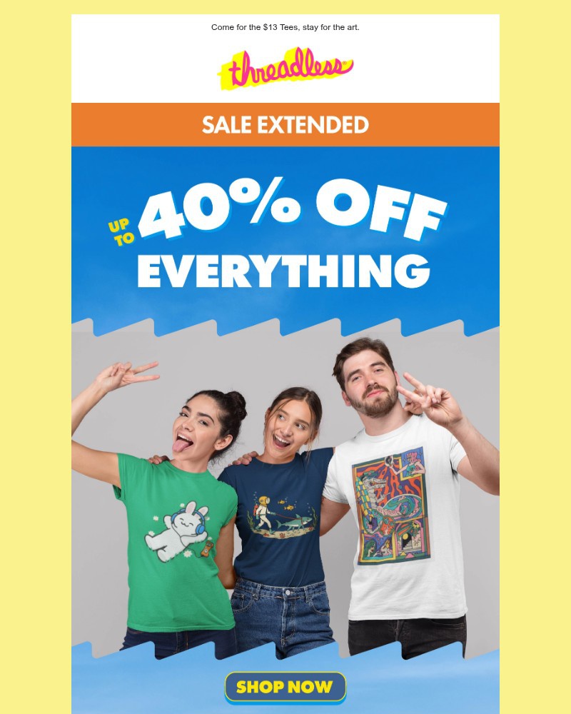 Screenshot of email with subject /media/emails/extended-get-up-to-40-off-sitewide-304cb5-cropped-b922b050.jpg