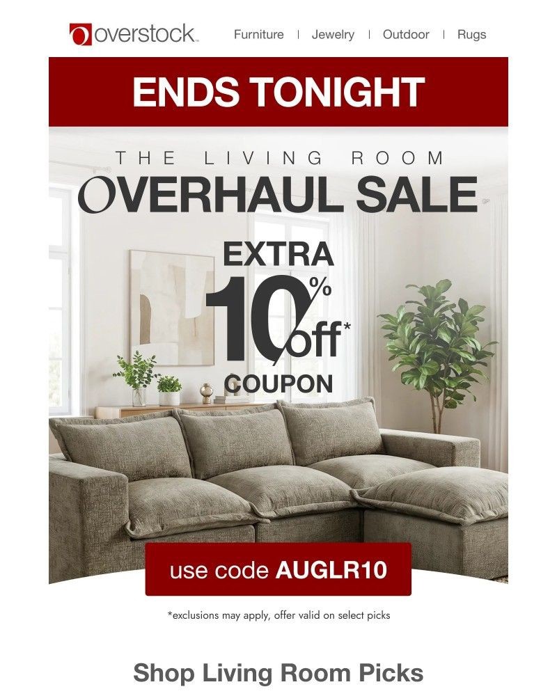 Screenshot of email with subject /media/emails/extra-10-off-living-room-picks-ends-tonight-4b2e6c-cropped-47740740.jpg