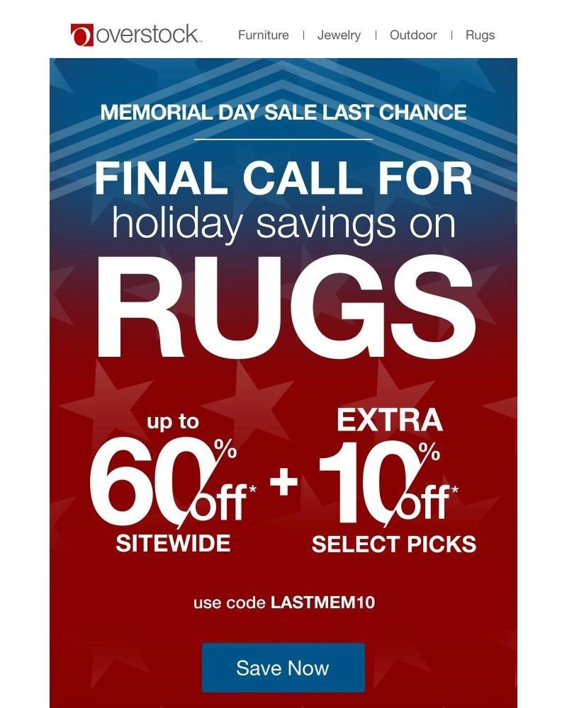 Screenshot of email with subject /media/emails/extra-10-off-rugs-ends-tonight-1f3b6d-cropped-d2750a52.jpg