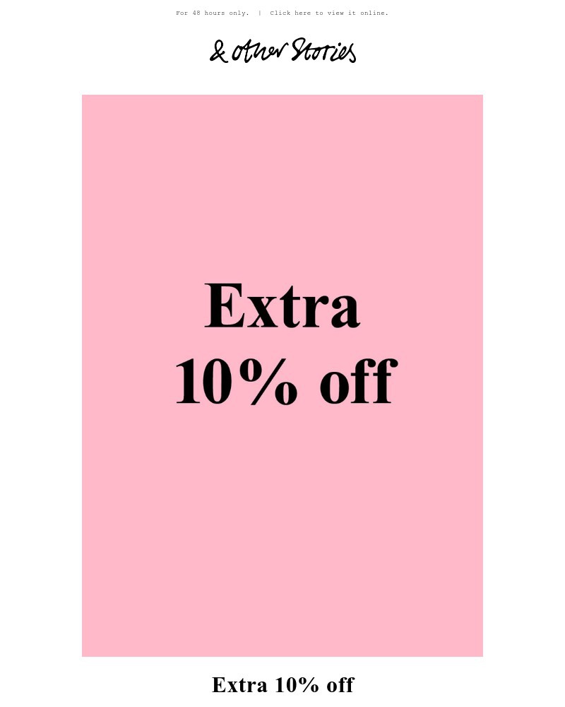Screenshot of email with subject /media/emails/extra-10-off-sale-6fe959-cropped-c05adeb5.jpg