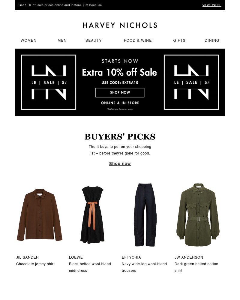 Screenshot of email with subject /media/emails/extra-10-off-sale-buys-step-this-way-c0800b-cropped-30311127.jpg
