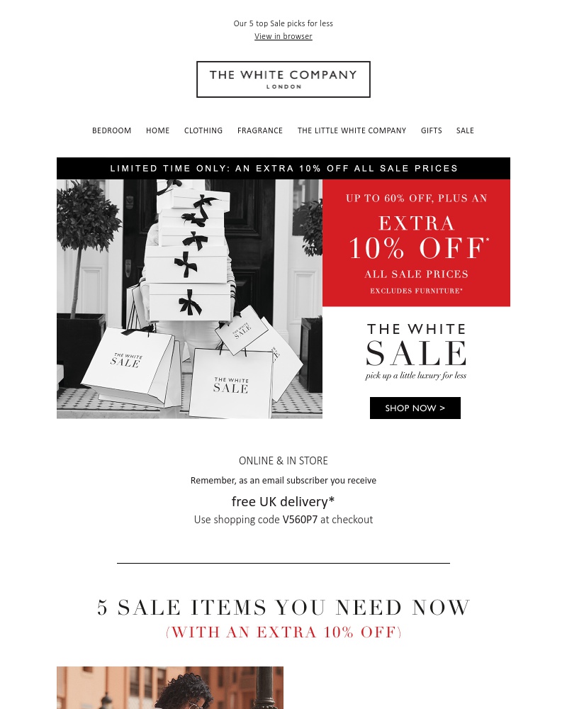 Screenshot of email with subject /media/emails/extra-10-off-sale-continues-3cf70d-cropped-55868a79.jpg