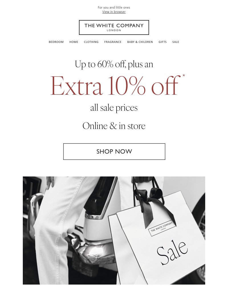 Screenshot of email with subject /media/emails/extra-10-off-sale-favourites-going-fast-836c44-cropped-e81ceb1f.jpg