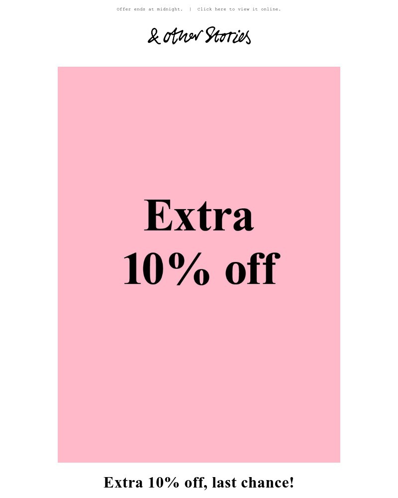 Screenshot of email with subject /media/emails/extra-10-off-sale-last-chance-c15396-cropped-ada06571.jpg
