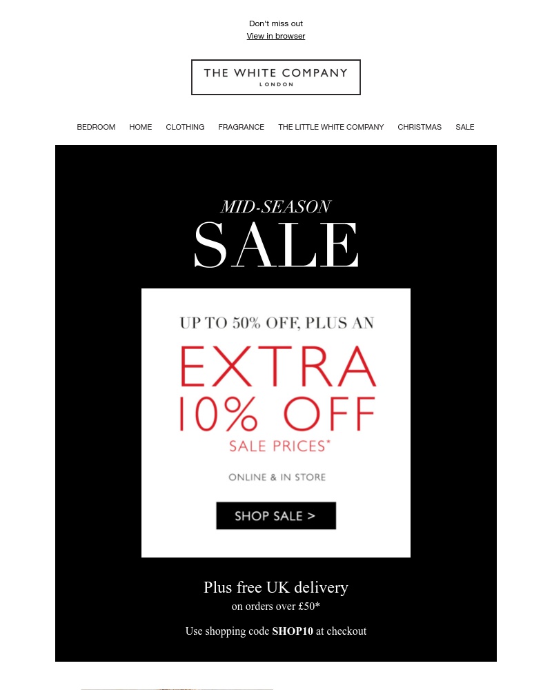 Screenshot of email with subject /media/emails/extra-10-off-sale-last-few-days-cropped-aa1bef64.jpg