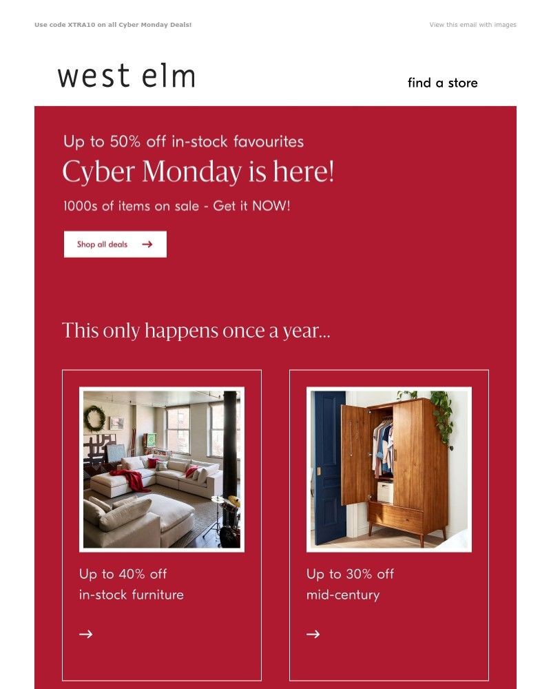Screenshot of email with subject /media/emails/extra-10-off-sale-on-sale-a1a54e-cropped-6bd2c3fd.jpg