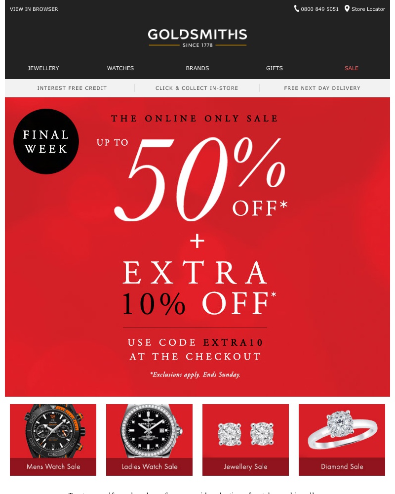 Screenshot of email with subject /media/emails/extra-10-off-sale-prices-goldsmiths-online-only-sale-cropped-c96cc383.jpg