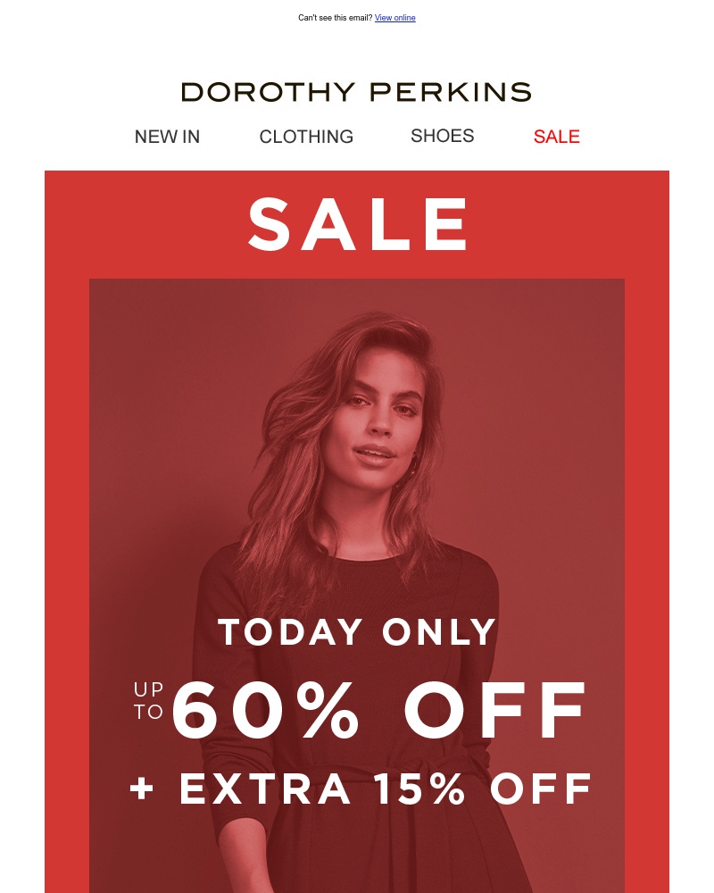 Screenshot of email with subject /media/emails/extra-15-off-sale-today-only-cropped-a9df3977.jpg