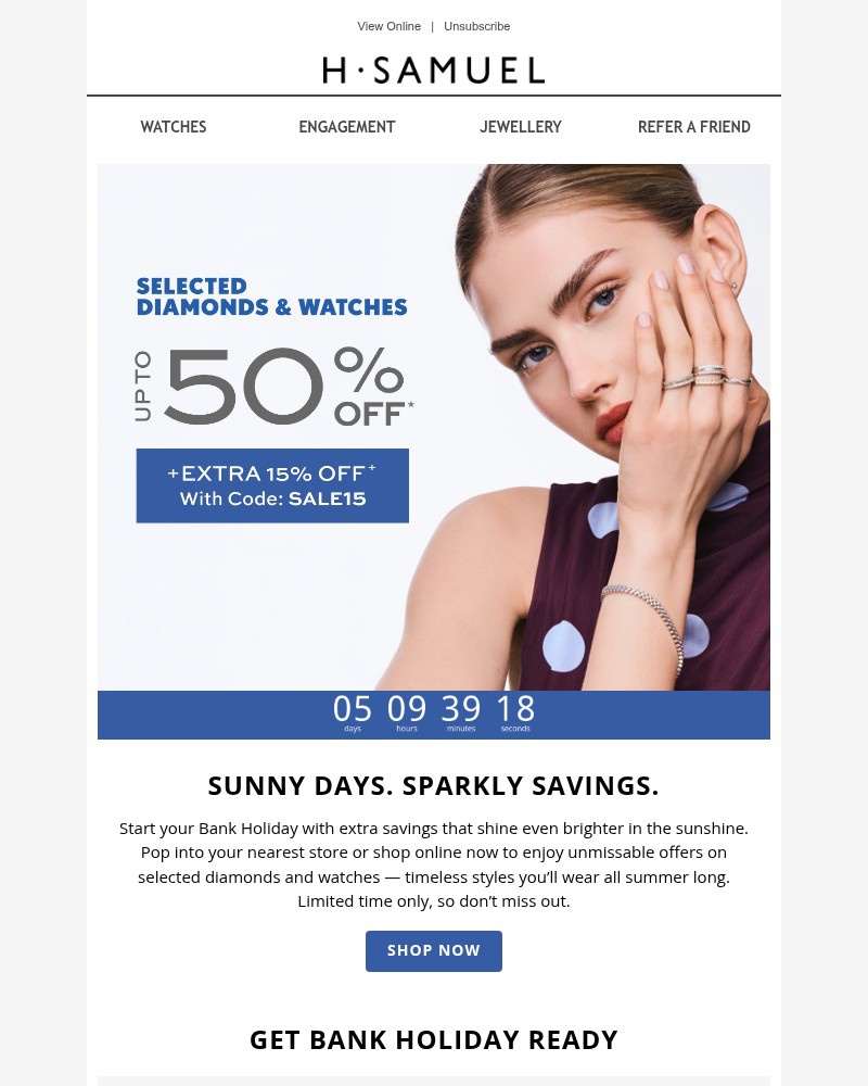 Screenshot of email with subject /media/emails/extra-15-off-your-bank-holiday-treat-f702fe-cropped-959a66d4.jpg
