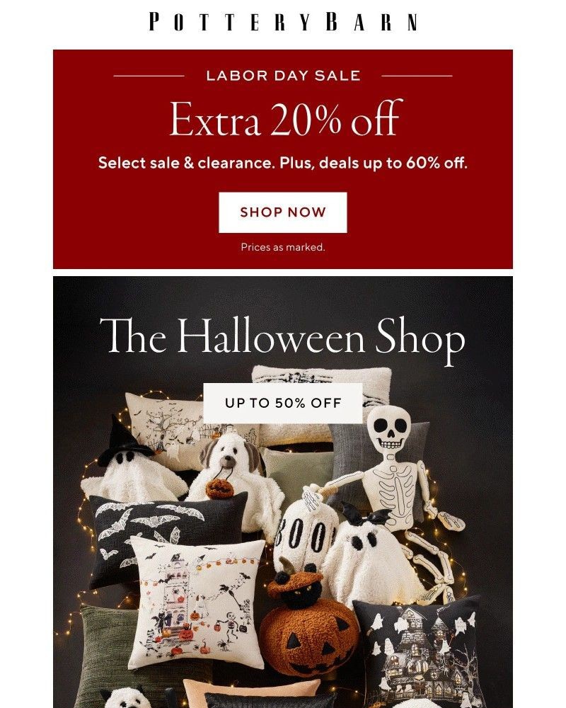 Screenshot of email with subject /media/emails/extra-20-off-clearance-is-calling-treat-yourself-halloween-is-up-to-50-off-85b1a2_JyzDd7j.jpg