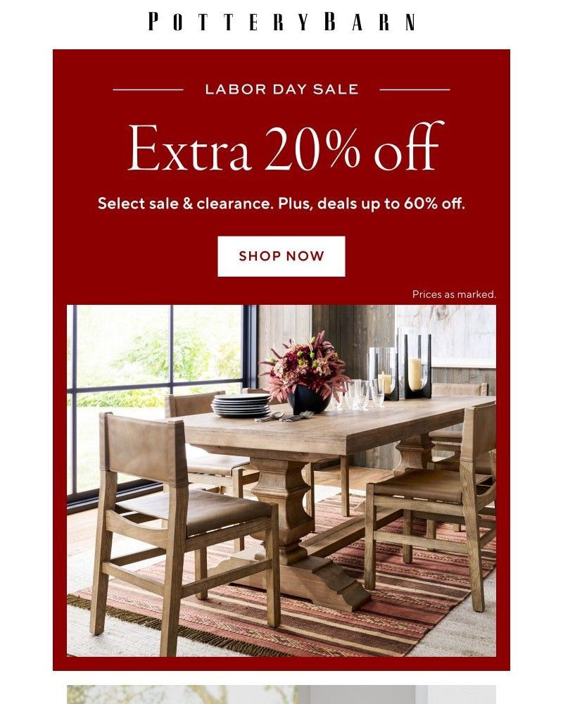 Screenshot of email with subject /media/emails/extra-20-off-clearance-starts-now-9c06cb-cropped-b3d8e2a4.jpg