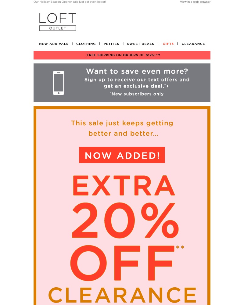 Screenshot of email with subject /media/emails/extra-20-off-clearance-up-to-60-off-cropped-e1b75208.jpg