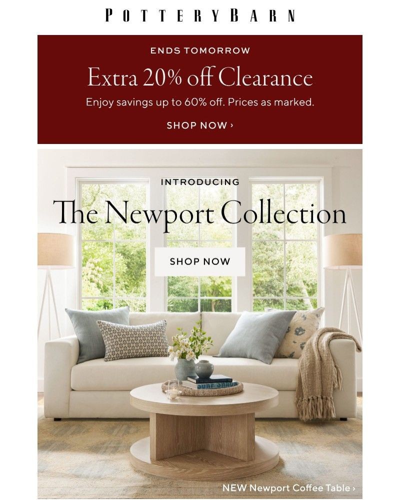 Screenshot of email with subject /media/emails/extra-20-off-clearanceends-tomorrow-meet-our-newport-collection-0247e3-cropped-d34f0bb4.jpg