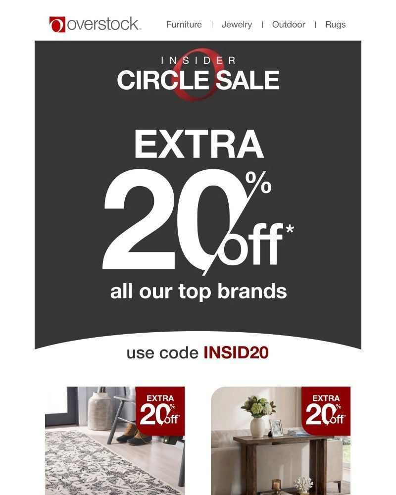 Screenshot of email with subject /media/emails/extra-20-off-during-the-insider-circle-sale-ed6566-cropped-bb150d1b.jpg