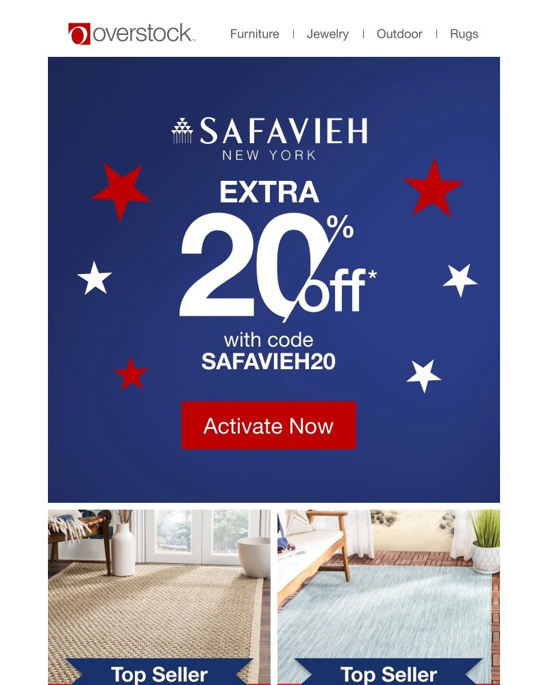 Screenshot of email with subject /media/emails/extra-20-off-safavieh-picks-5a449f-cropped-c3946112.jpg