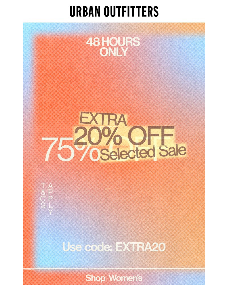 Screenshot of email with subject /media/emails/extra-20-off-sale-ends-today-83d5f6-cropped-67c8adfd.jpg