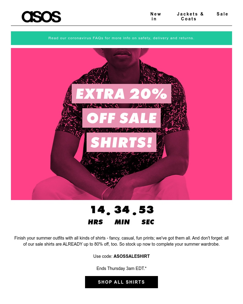 Screenshot of email with subject /media/emails/extra-20-off-sale-shirts-cropped-d1d19fa4.jpg