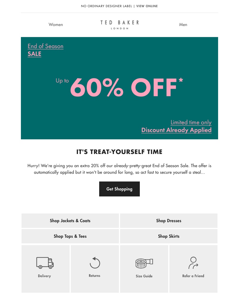 Screenshot of email with subject /media/emails/extra-20-off-sale-the-perfect-treat-7ddce6-cropped-d3454f89.jpg