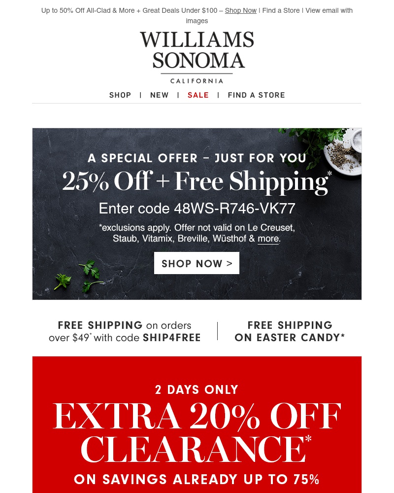 Screenshot of email with subject /media/emails/extra-20-off-sale-up-to-50-off-cookware-more-starts-now-cropped-e77152d5.jpg