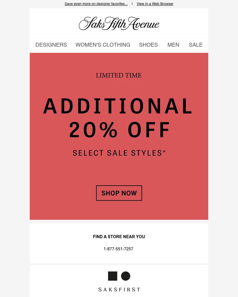 Screenshot of email with subject /media/emails/extra-20-off-select-sale-styles-starts-now-189e2a-cropped-01f3c7e4.jpg