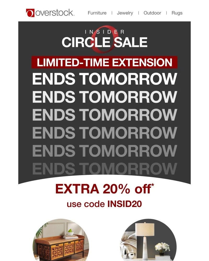 Screenshot of email with subject /media/emails/extra-20-off-top-brandsending-tomorrow-e9e06b-cropped-e449900f.jpg