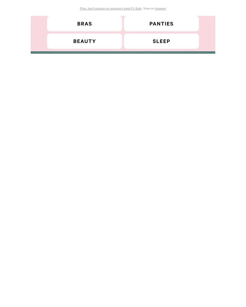Screenshot of email sent to a Victoria's Secret Newsletter subscriber