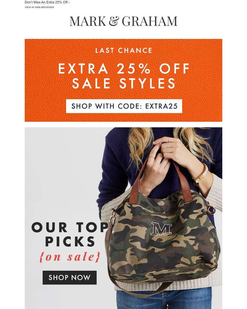 Screenshot of email with subject /media/emails/extra-25-off-ends-tonight-our-top-picks-on-sale-ee1720-cropped-12b7bb32.jpg
