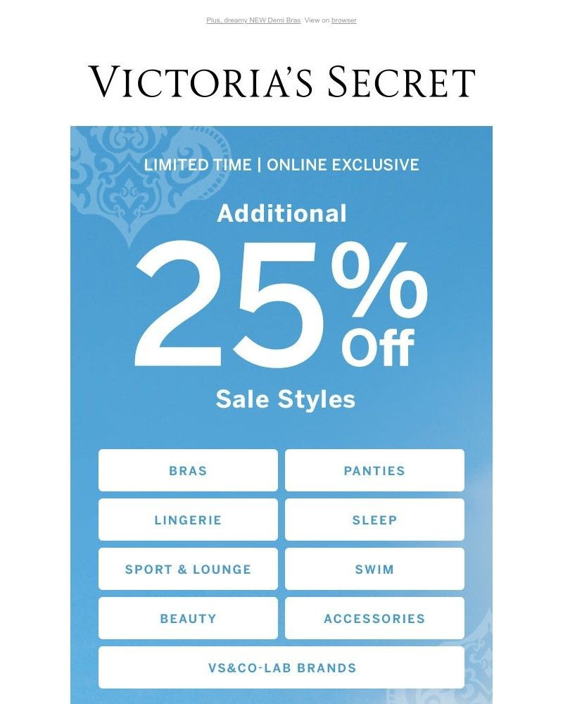 Screenshot of email with subject /media/emails/extra-25-off-sale-starts-now-963291-cropped-cbe3ca11.jpg
