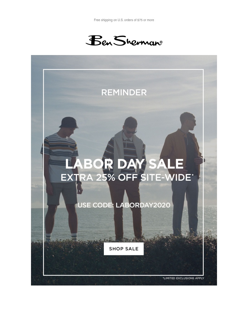 Screenshot of email with subject /media/emails/extra-25-off-site-wide-1b17fb-cropped-60a6718b.jpg