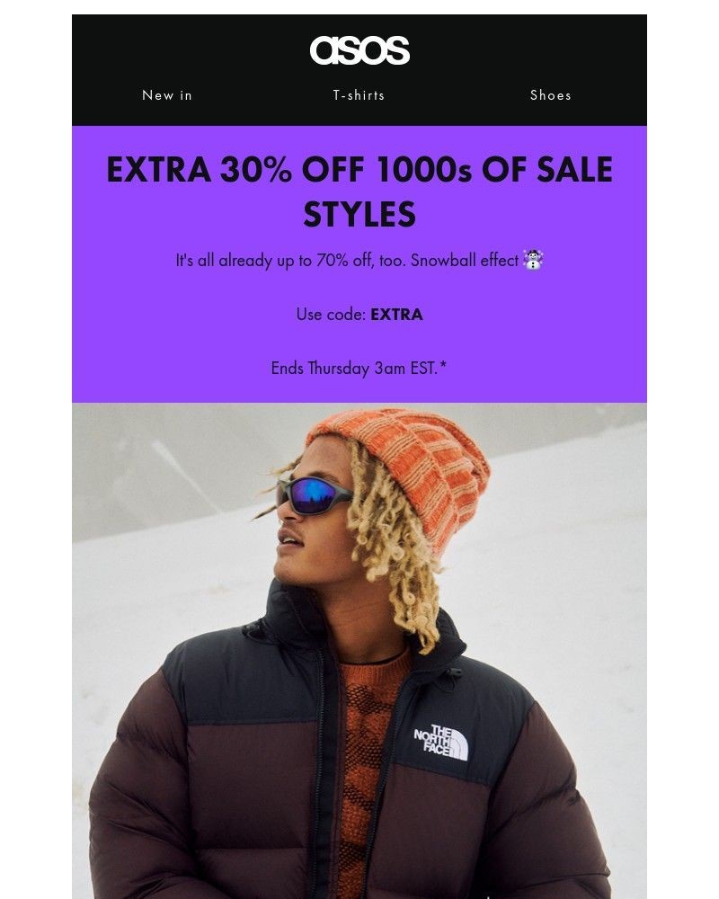 Screenshot of email with subject /media/emails/extra-30-off-1000s-sale-styles-0a1a0b-cropped-e1b642b4.jpg