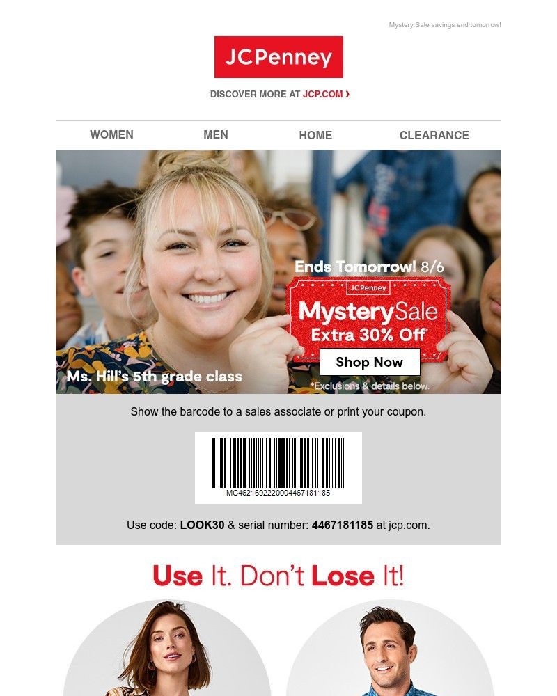 Screenshot of email with subject /media/emails/extra-30-off-claim-your-coupon-at-checkout-7ed972-cropped-1f6d948f.jpg