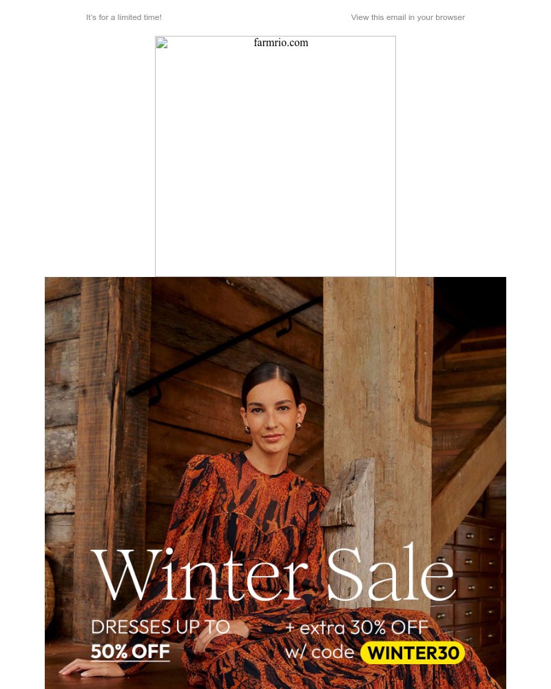 Screenshot of email with subject /media/emails/extra-30-off-sale-dresses-87cf61-cropped-834b047d.jpg
