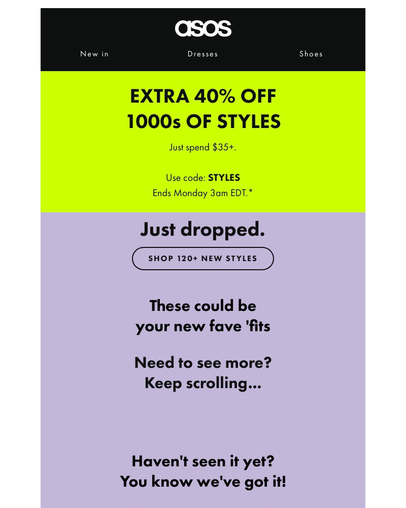 Screenshot of email with subject /media/emails/extra-40-off-1000s-off-sale-styles-257c2b-cropped-8d7cc75a.jpg