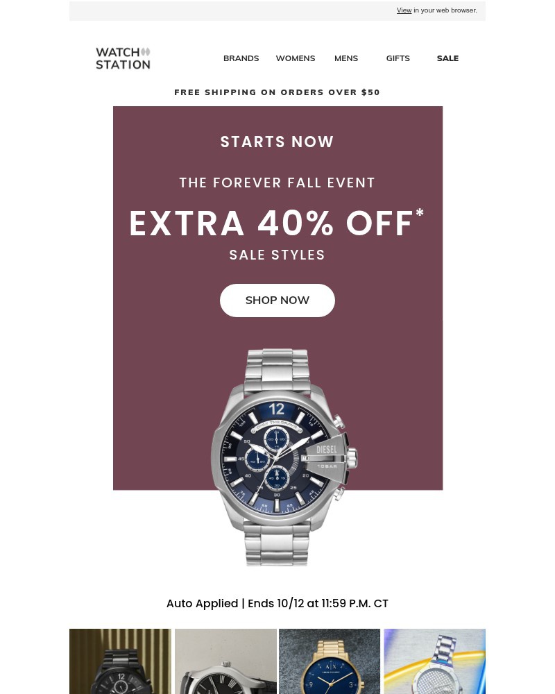 Screenshot of email with subject /media/emails/extra-40-off-is-back-1a91a4-cropped-e47f878e.jpg