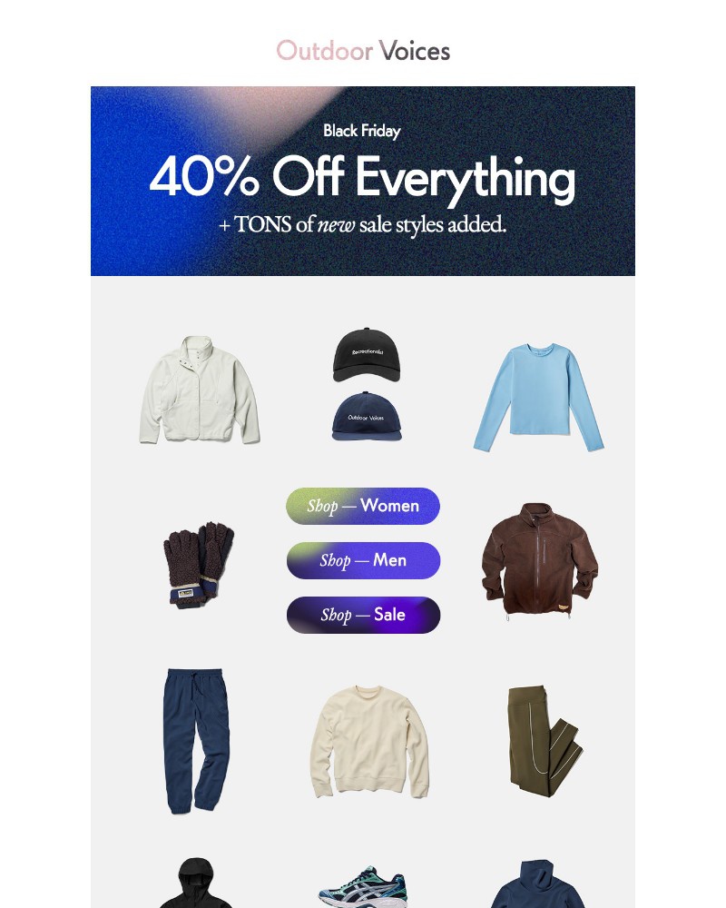 Screenshot of email with subject /media/emails/extra-40-off-new-sale-items-8b275d-cropped-bc37377b.jpg