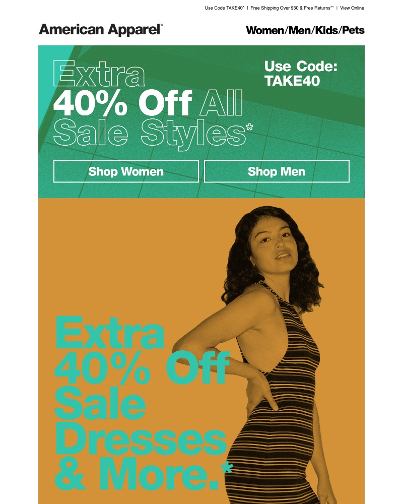 Screenshot of email with subject /media/emails/extra-40-off-sale-dresses-more-cropped-e6db3fc3.jpg