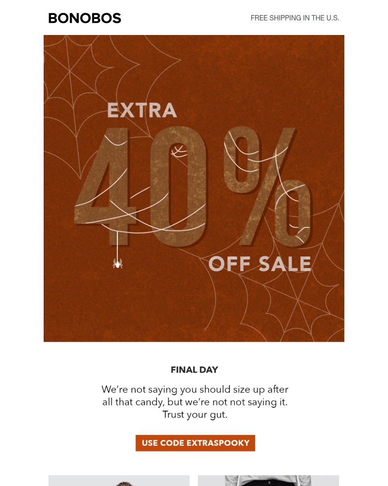 Screenshot of email with subject /media/emails/extra-40-off-sale-ends-today-cropped-a7d7b2e0.jpg
