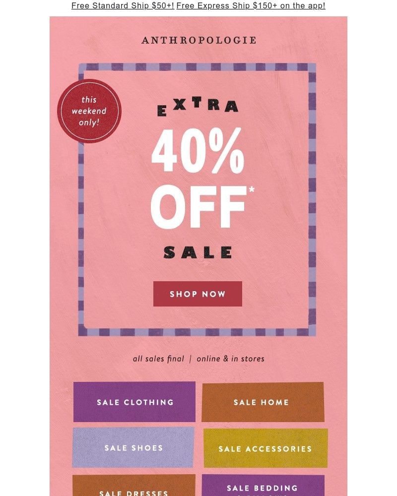 Screenshot of email with subject /media/emails/extra-40-off-sale-starts-now-e75ca8-cropped-10289dd3.jpg