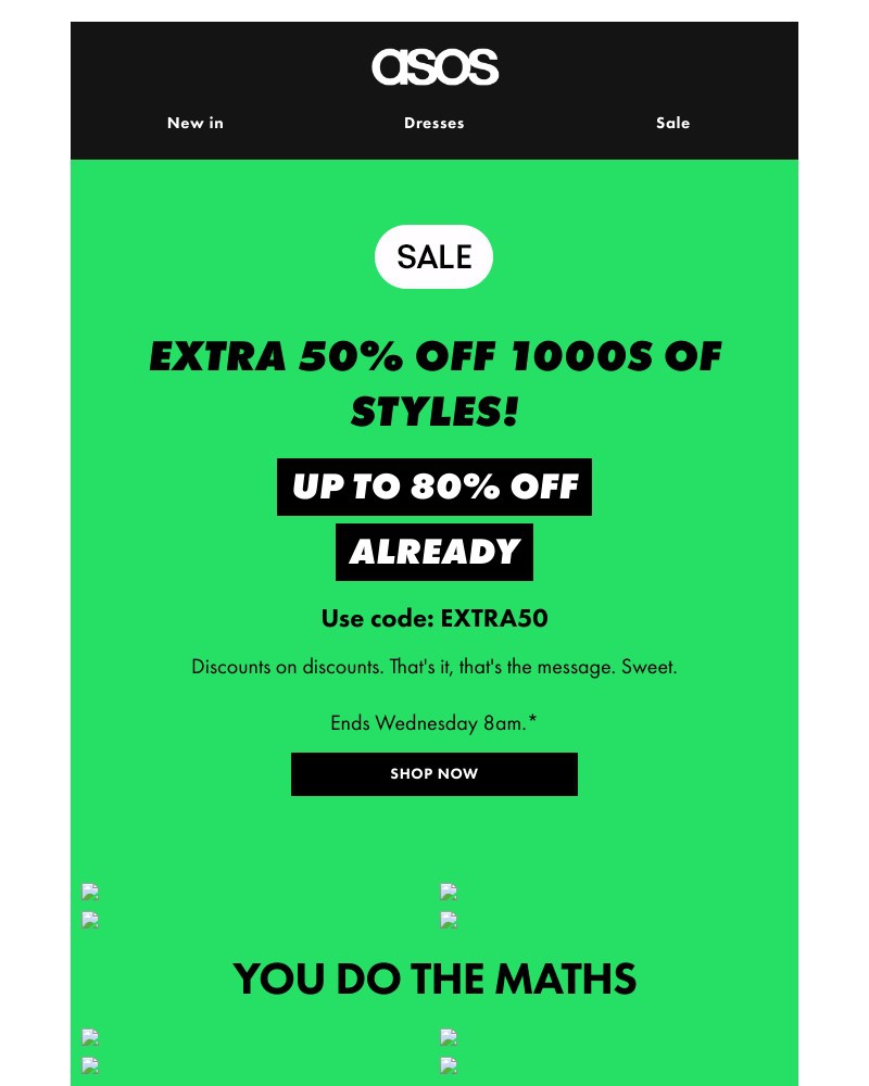 Screenshot of email with subject /media/emails/extra-50-off-1000s-of-styles-b40f3c-cropped-a4b7cc24.jpg