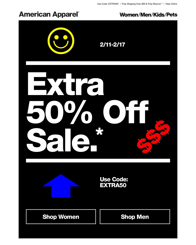 Screenshot of email with subject /media/emails/extra-50-off-all-sale-cropped-64f002ba.jpg